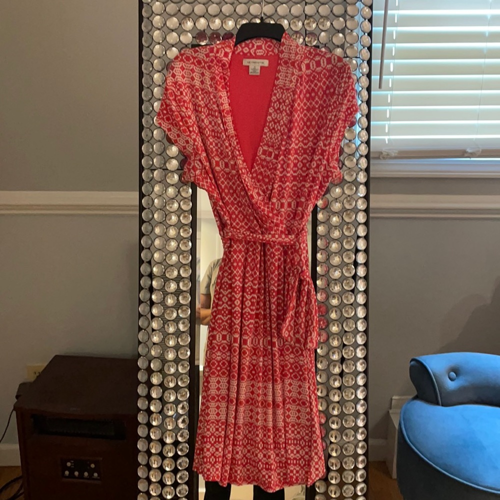 Liz Claiborne faux wrap summer dress